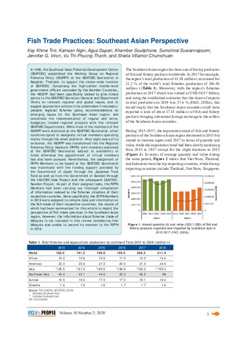 Fish Trade Practices: Southeast Asian Perspective