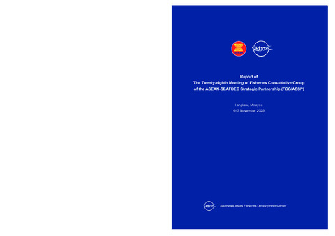 Report of the Twenty–eighth Meeting of the Fisheries Consultative Group ...